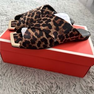 Katy Perry Collections Leopard Coffee Slides